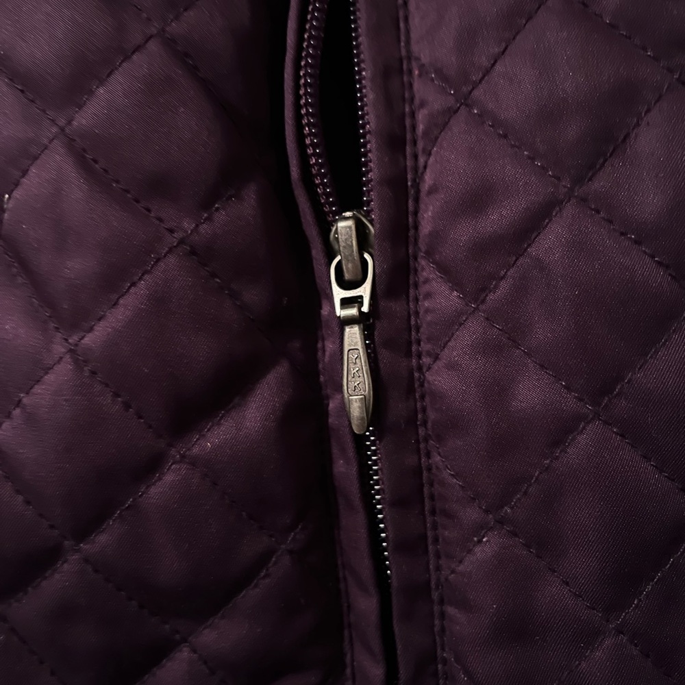 Quilted Eddie Bauer, size medium, purple jacket - Picture 3 of 5
